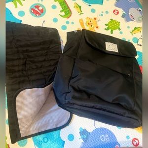 Barely used little earthling diaper bag